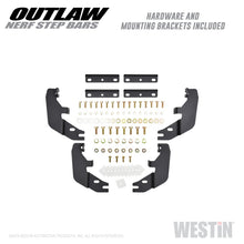 Cargar imagen en el visor de la galería, Westin 15-20 Ford F-150 SuperCab / 17-20 F-250/350 SuperCab Outlaw Nerf Step Bars - Textured Black