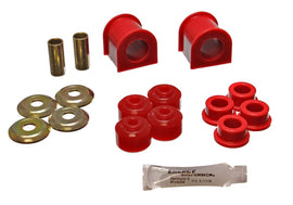 Energy Suspensión 93-98 Jeep Grand Cherokee Juego completo de bujes de barra estabilizadora delantera roja con buje de enlace final