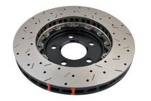 Cargar imagen en el visor de la galería, DBA 05-10 Ford Mustang GT / 11-13 V6 Rotor delantero perforado y ranurado Serie 5000 de 2 piezas con sombrero negro