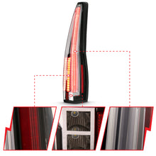Cargar imagen en el visor de la galería, ANZO 2007-2014 Cadillac Escalade luces traseras LED rojo/transparente