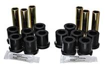 Cargar imagen en el visor de la galería, Energy Suspension 73-79 Ford F-100/F-150 2WD Black Rear Leaf Spring Bushing Set