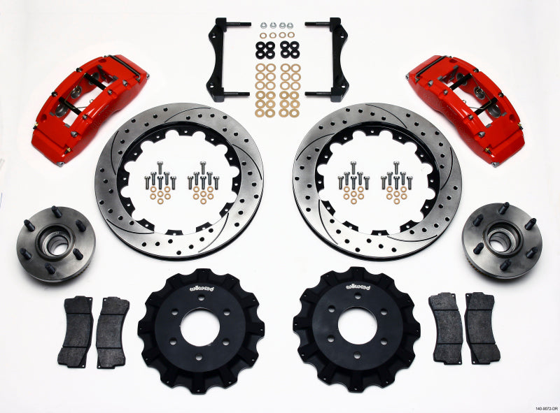 Wilwood TC6R Front Kit 16.00in Drilled Red 2004-2008 Ford F150