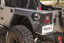 Cargar imagen en el visor de la galería, Rugged Ridge XHD Rear Armor Fenders Pair 4 Dr 07-18 Jeep Wrangler JKU