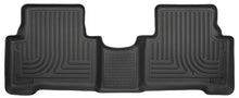 Cargar imagen en el visor de la galería, Husky Liners 13-15 Hyundai Sante Fe GLS/Limited WeatherBeater 2º asiento negro revestimientos de piso