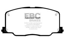 Cargar imagen en el visor de la galería, EBC 90-91 Lexus ES250 2.5 Pastillas de freno delanteras Redstuff