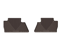 Cargar imagen en el visor de la galería, WeatherTech 2014+ Chevy Silverado Rear Rubber Mats - Cocoa (Fits 1500 Only)
