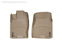 Load image into Gallery viewer, WeatherTech 09+ Kia Borrego Front FloorLiner - Tan