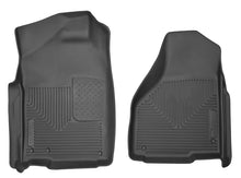 Cargar imagen en el visor de la galería, Husky Liners 09-14 Dodge Ram/Ram Quad Cab X-Act Contour Negro Revestimientos de piso delantero