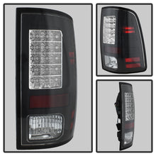 Cargar imagen en el visor de la galería, Spyder Dodge Ram 1500 13-14/Ram 2500 13-14 LED Tail Lights LED Model only - Blk ALT-YD-DRAM13-LED-BK