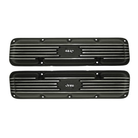 Omix Valve Cover Pair W/ Script