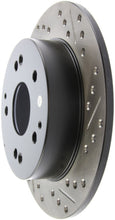 Load image into Gallery viewer, StopTech 02-06 Acura RSX Incl. Type S / 97-01 Integra Type R Slotted &amp; Drilled Left Rear Rotor
