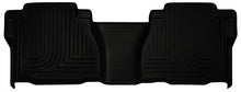 Cargar imagen en el visor de la galería, Husky Liners 07-13 Toyota Tundra Crew Cab / Ext Cab WeatherBeater Revestimientos de piso para segundo asiento negro