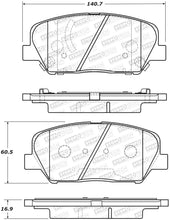 Load image into Gallery viewer, StopTech 13-15 Hyundai Veloster Turbo Street Performance Front Brake Pads