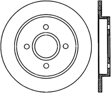 Cargar imagen en el visor de la galería, StopTech Power Slot 14-19 Ford Fiesta / 01-07 Ford Focus Slotted Left Rear Cryo Rotor