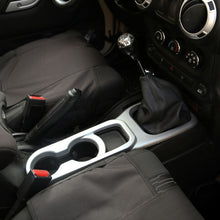 Cargar imagen en el visor de la galería, Rugged Ridge 11-18 Jeep Wrangler JK w/ Manual Transmission Silver Center Cup Console