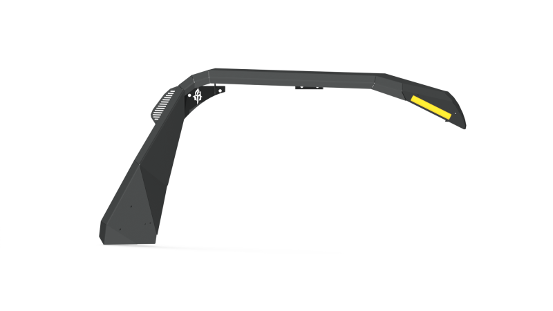 Road Armor 18-20 Jeep Wrangler JL Stealth guardabarros delantero con interruptor LED DRL - Tex Blk