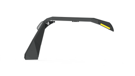 Road Armor 18-20 Jeep Wrangler JL Stealth guardabarros delantero con interruptor LED DRL - Tex Blk