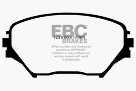 EBC 01-03 Toyota RAV 4 2.0 Ultimax2 Front Brake Pads
