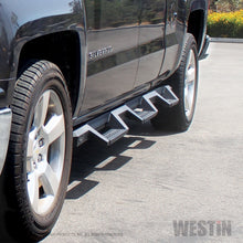 Cargar imagen en el visor de la galería, Westin 14-18 Chevrolet Silverado 1500 DC 6.5ft Bed HDX Drop W2W Nerf Step Bars - Tex. Blk