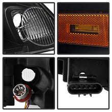 Cargar imagen en el visor de la galería, xTune 06-13 Chevrolet Impala LED Light Bar Headlights - Black (PRO-JH-CIM06-LB-BK)