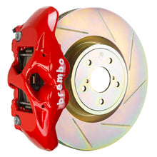 Cargar imagen en el visor de la galería, Brembo 15-21 WRX (VA) Delantero GT BBK 4 Pistones Fundido 326 x30 1 pieza Rotor Ranurado Tipo 1-Rojo