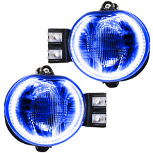 Cargar imagen en el visor de la galería, Oracle Lighting 06-08 Dodge Ram Pre-Assembled LED Halo Fog Lights -Blue SEE WARRANTY