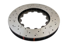 Cargar imagen en el visor de la galería, DBA 2008+ Mitsubishi EVO 10 T3 Serie 5000 Rotor de repuesto frontal perforado y ranurado con tuercas NAS KP