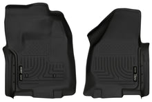 Cargar imagen en el visor de la galería, Husky Liners 2012.5 Ford SuperDuty/F-250/F-350 Regular Cab WeatherBeater Revestimientos de piso negros