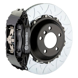 Brembo 00-02 S4 Caliper Fr GT BBK 4Pis Cast 2pc 355x32 2pc Rotor Ranurado Tipo 3-Negro