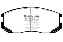 Cargar imagen en el visor de la galería, EBC 91-94 Dodge Colt 1.5 Ultimax2 Front Brake Pads