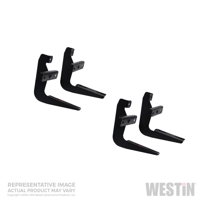 Westin 2004-2012 Ford/Lincoln F-150 Reg Cab (excl. Heritage) Kit de montaje para estribo, color negro