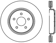 Cargar imagen en el visor de la galería, StopTech Power Slot 06-08 Cadillac XLR-V SC / 06-09 Corvette (Z51) Rear Right Slotted CRYO Rotor