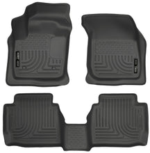 Load image into Gallery viewer, Husky Liners 13-16 Ford Fusion WeatherBeater Combo Black Floor Liners
