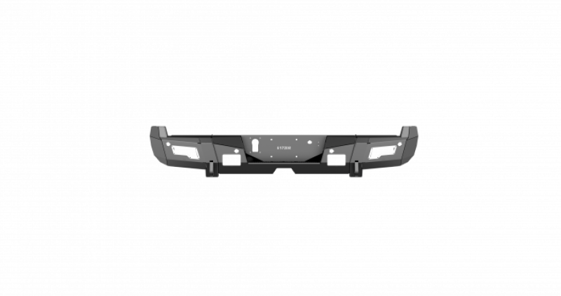 Road Armor 17-22 Ford F250/F350/F450 iDentity Parachoques trasero - Textura ligera negra con recubrimiento en polvo
