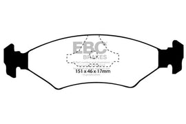 Pastillas de freno traseras EBC 81-85 Ferrari Mondial 2.9 QV Greenstuff