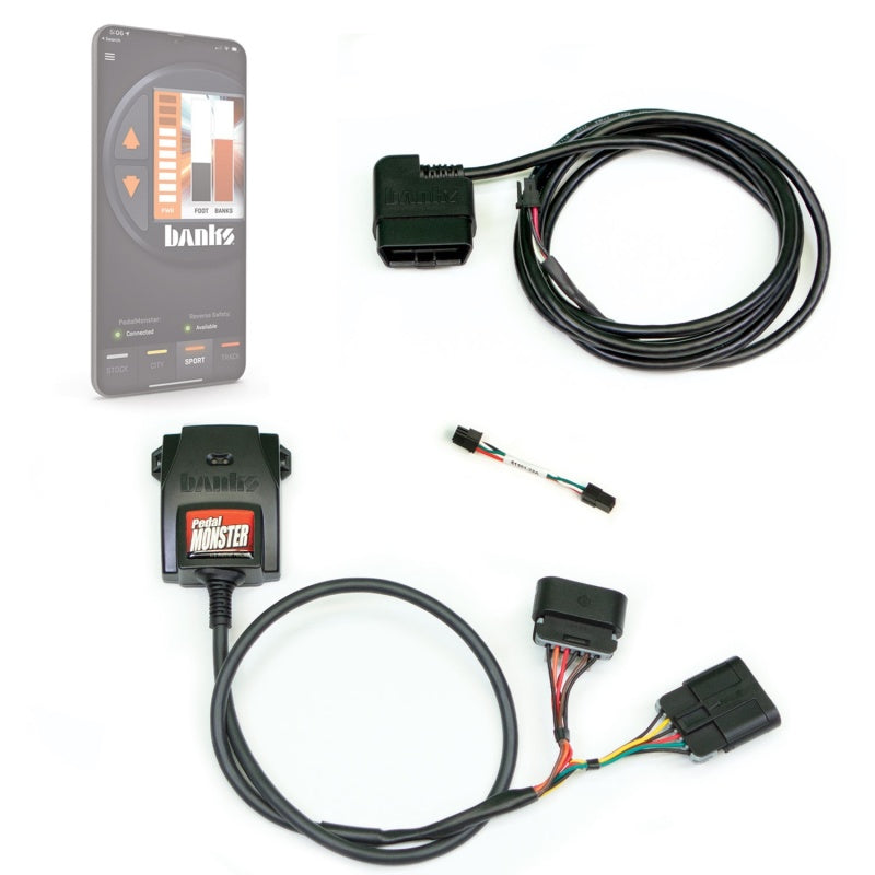 Kit Banks Power Pedal Monster (independiente) - Aptiv GT 150 - 6 vías - Uso con teléfono