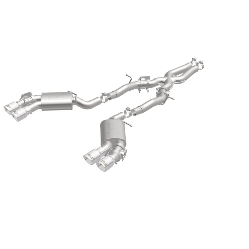 MagnaFlow 2016 Chevy Camaro 6.2L V8 Competition Cat Back con puntas pulidas cuádruples