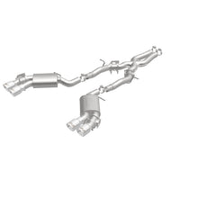 Cargar imagen en el visor de la galería, MagnaFlow 2016 Chevy Camaro 6.2L V8 Competition Cat Back con puntas pulidas cuádruples