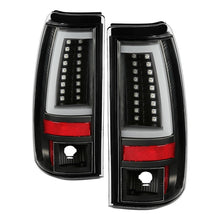 Cargar imagen en el visor de la galería, Spyder 03-06 Chevy Silverado - (Does Not Fit Stepside) LED Tail Lights - All Black ALT-YD-CS03V2-LED