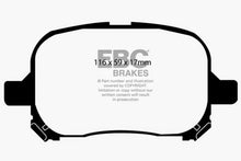 Cargar imagen en el visor de la galería, EBC 97-99 Lexus ES300 3.0 Ultimax2 Front Brake Pads