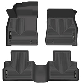 Husky Liners 20-21 Nissan Sentra Revestimientos de piso para asiento delantero y segundo, color negro