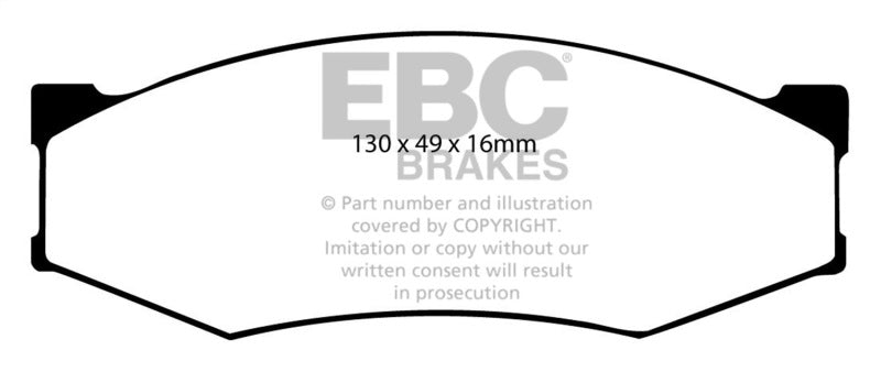 EBC 90-93 Infiniti M30 3.0 Pastillas de freno delanteras Yellowstuff