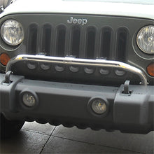 Cargar imagen en el visor de la galería, Rugged Ridge 07-18 Jeep Wrangler JK Stainless Steel Bumper Mounted Light Bar