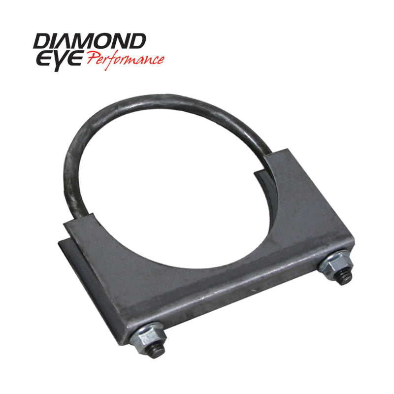 ABRAZADERA Diamond Eye de 3 pulgadas, 3/8 pulgadas, PERNO EN U, SILLÍN DE CALIBRE 11, TRABAJO PESADO