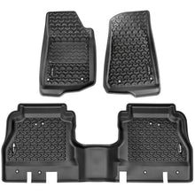 Cargar imagen en el visor de la galería, Rugged Ridge Floor Liner Kit Black F/R 20-21 Jeep Gladiator (JT)