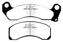 Cargar imagen en el visor de la galería, EBC 79-81 Ford Crown Victoria Greenstuff Front Brake Pads