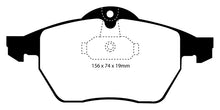 Cargar imagen en el visor de la galería, EBC 99-02 Saab 9-3 Convertible Redstuff Pastillas de freno delanteras