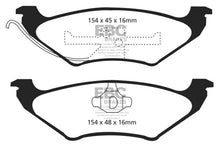 Load image into Gallery viewer, EBC 90-94 Lincoln Town Car 4.6 Ultimax2 Rear Brake Pads