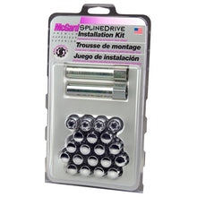 Cargar imagen en el visor de la galería, McGard SplineDrive Tuner 5 Lug Install Kit w/Locks &amp; Tool (Cone) M12x1.25 / 13/16 Hex - Chrome (CS)