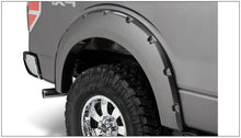 Cargar imagen en el visor de la galería, Bushwacker 09-14 Ford F-150 Styleside bolsillo estilo bengalas 4 piezas 67.0/78.8/97.4 pulgadas cama - negro